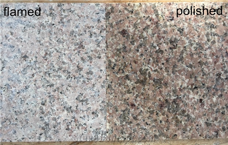 Magnolia Red Granite Tiles Pink Granite Flooring High Quality