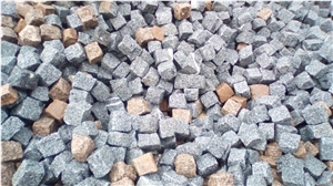 Brown Granite Cobblestones (Machine-Split)