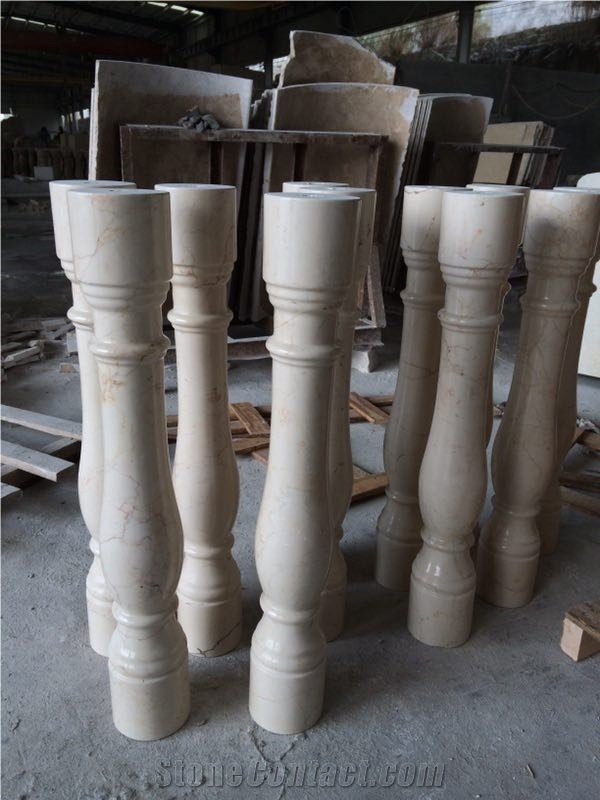 Alustrade and Handrail Set,Marble Pillars,Small Polished Carved Column