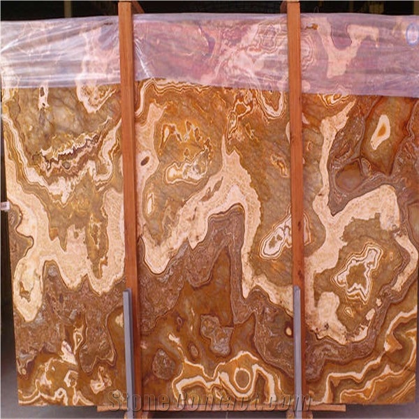 Tiger Onyx, Yellow Onyx, Organe Onyx, Slabs, Tiles, Floor Covering Tiles, Wall Covering