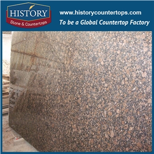 Baltic Brown Granite Slabs Polished Interior/Exterior Flooring & Walling Tiles Prefab Countertops & Vanity Top for Sales, High Quality Best Prices