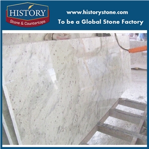 Beautiful Andromeda White Granite Hotel Projects for Bathroom Vanity Top, Slab Cut to Size Stone for Stairs, Floor, Wall, Background, Work Desk