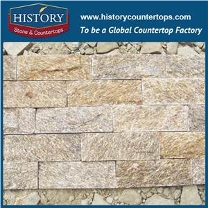 Beige Natural Tiger Skin Yellow Granite, Park Stepping Road Paving Mushroom Stone, Mushroomed Walling Tiles, Panels