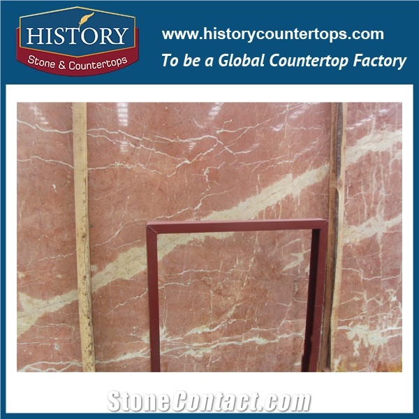 Best Selling Natural Marble Slab for Kitchen Countertop, Fantasy Red Marble Tile for Home Decoration, Wall Cladding and Flooring