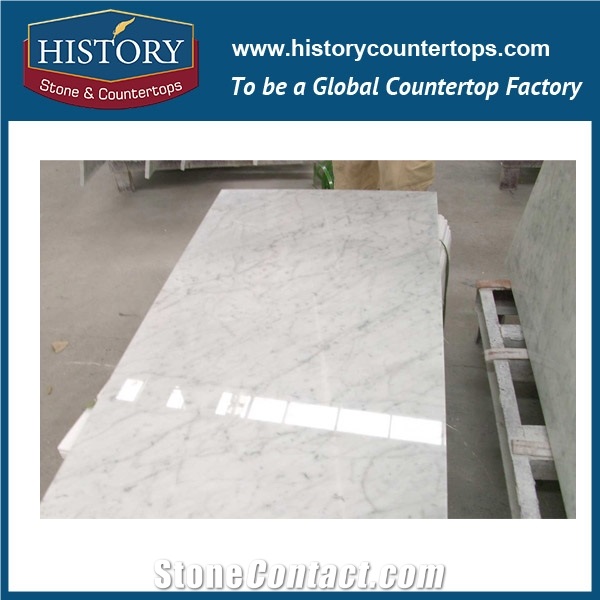 Bianco Carrara Slabs Italian White Marble Slabs Big Size Slabs / Jumbo Pattern Marble Tiles & Slabs Polished Wall and Floor Covering Interior Decor