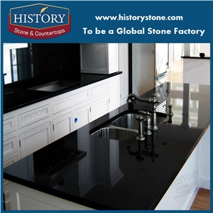 Black Granite Kitchen Countertop,Worktops,Bar Top from China
