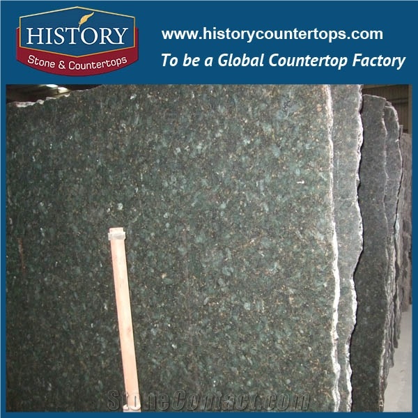 Brazil Surface Polished Ngj094 Peacock Green Granite Floor Covering Tiles Wall Panel Clading,Interior Decoration Stone