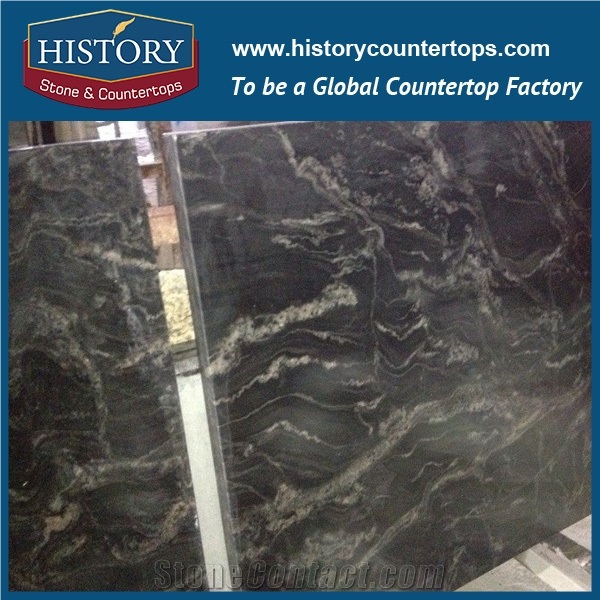 Brazil Surface Polished Ngj158 Cosmic Black Granite Floor Covering Tiles Wall Panel Clading,Interior Decoration Stone