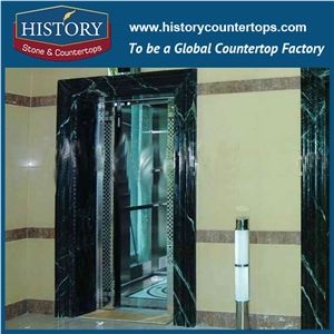 Cheap Pure White Marble Decorative Door Surrounds from China, Natural Stone Carved Door Frames for Hotel Elevators