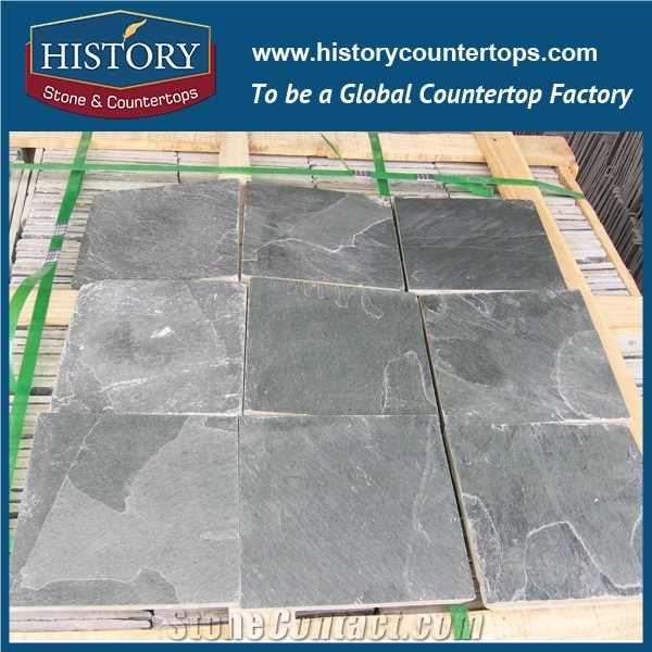China Black Slate Wall Tiles/Slate Covering/Floor Tiles