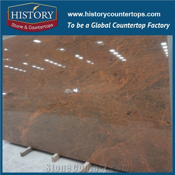 China Multicolor Symphony Red Granite Slabs and Tiles, Solid Surface Kitchen Countertops and Bathroom Vanity Tops, Polishing Wall and Floor Covering