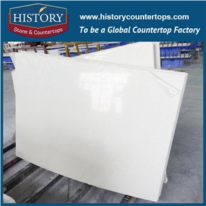 China Quartz Prices Polished Surface Slabs for Floor & Wall Covering Tiles, Kitchen Countertops & Bath Vanity Top, White Artificial Stone Interior