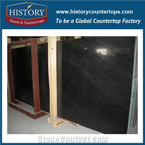 China Supplier Manufactory Polished Wooden Black Armani