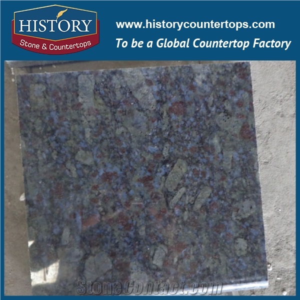 China Surface Polished Ng133 Butterfly Blue Granite Floor Covering Tiles Wall Panel Clading,Interior Decoration Stone