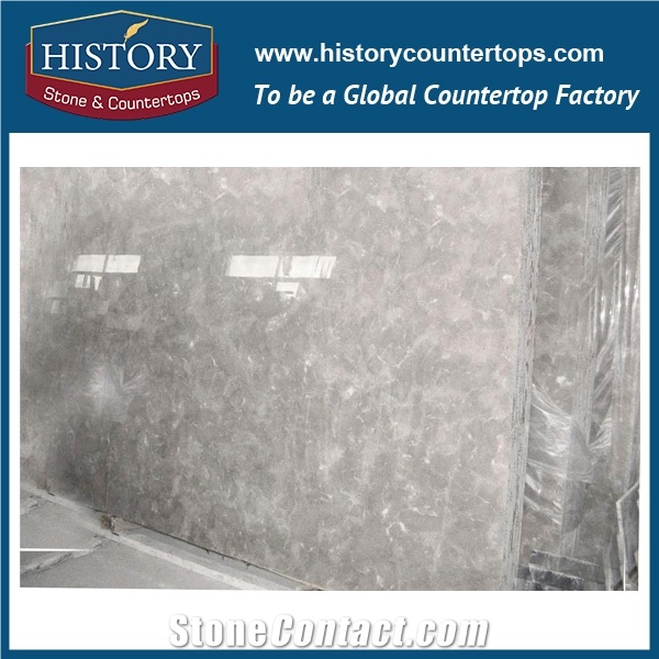 China Surface Polished Nm116 Bosy Grey Marble with White Viens Floor Covering Tiles Wall Clading,Interior Decoration Stone