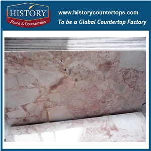 China Surface Polished Nm128 Rose Milk Marble Floor Covering Tiles Wall Panel Clading,Interior Decoration Stone