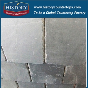 Cloudy Grey All Chiseled Edges Rectangle Shape Slate Stone for Roof Covering and Coating/Exterior Roofing Decoration