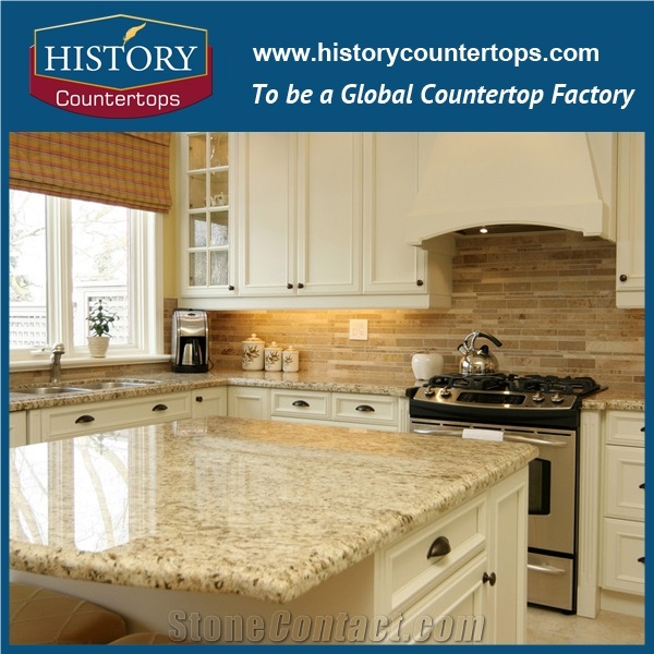 Colors Of Natural Stone Countertops from Brazil Navajo White Granite Use for Kitchen Countertops,Kitchen Worktops