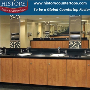 Concrete Historystone Cut-To-Size with Polish and Smooth Surface Pure Color Quartz Stone for Bathroom Countertops or Desk Tops.