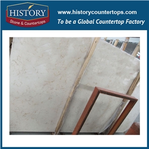 Directly from Own Quarries Best Selling High Polished Natural Beige Marble for Countertop, Marble Tile for Wall and Skirting
