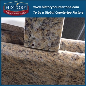 Durable Natural Stone for Building Material New Venetian Gold Granite Slabs and Tile for Kitchen Countertop Wall Floor Skirting Covering