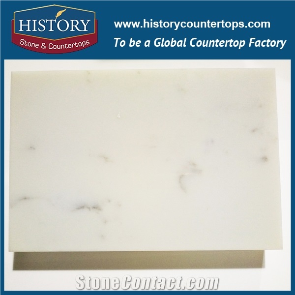 Engineer Imitation Marble Quartz Stone Tile and Slab in Michelangelo with High Polish Texture for Walling or Flooring and Sheeting.