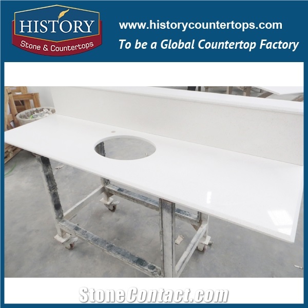 For Hampton Inn Stellar White Nq2008 Custom Solid Surface Quartz For Hampton Inn Stellar White Nq2008 Custom Solid Surface Quartz Engineered Stone Vanity Top Bathroom Countertops
