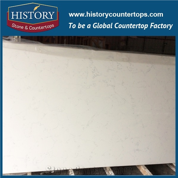 Forsty Carrina Quartz White Stone Usa Popular Slabs Polished for Interior Wall & Floor Covering Tiles, Engineered Kitchen Countertops & Bath Vanity