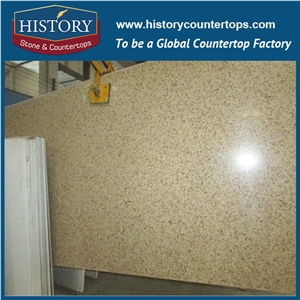 Golden Coast Quartz Slabs Polished, Best Selling Factory Prices Tiles for Floor & Wall, Kitchen & Bathroom Countertops for Sales