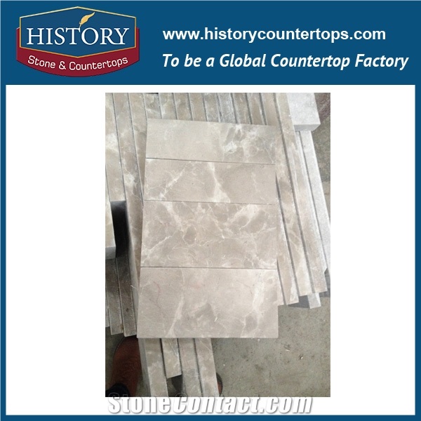 Hisrorystone Grey Marble Tiles&Slabs Cut-To-Size Wall/Floor Covering Tiles, Skirting, Make in French Pattern