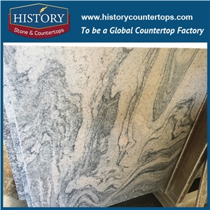History 2017 International Sales Multicolor Grain Granite Polishing Finish Customized Widely Used for Hotel Decorative Countertops & Worktops