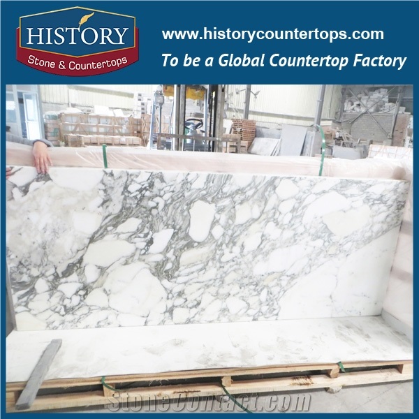 History Natural Stone Polished Arabescato Corchia Marble Wholesale Prefabricated Modular Integrated Classic Design for Hotel Countertop, Worktop