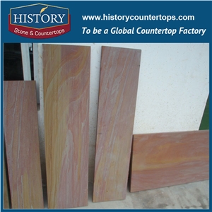 History Stone Building Wall Material in Competitive Price, Wall/Floor Covering, Road Paving Multicolor Sandstone Tiles & Slabs