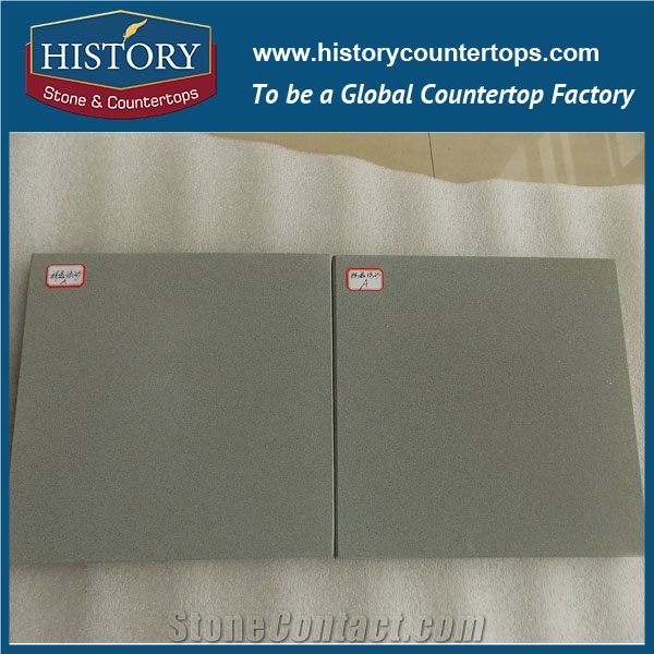 History Stone China Authoritative Suppier Latest Type Art Modern Good Finishing Non Toxic Wall/Floor Covering Grey and Green Sandstone Tiles
