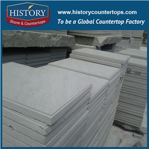 History Stone China Famous Supplier Produce and Custom Made Eye-Catching Road Paving, Wall/Floor Covering Grey Sandstone Tiles & Slabs