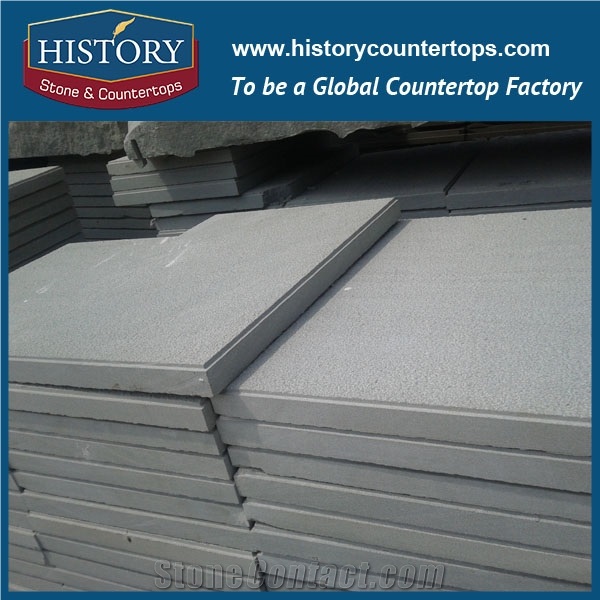 History Stone China Famous Supplier Produce and Custom Made Eye-Catching Road Paving, Wall/Floor Covering Grey Sandstone Tiles & Slabs