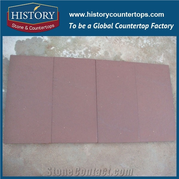History Stone Chinese Mining Equipment Manufacturer Regular Size All Sides Split Wall/Floor Covering Rosa Ermita Cantera Sandstone Tiles & Slabs