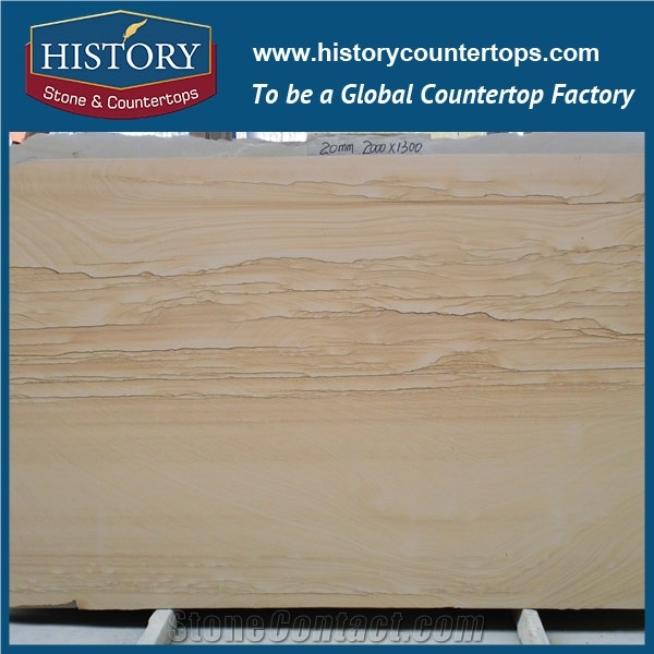 History Stone Cn Hotsale Attractive Price Exporting Suitable Size Lightweight Wall/Floor Covering, Road Paving Beige Sandstone Tiles & Slabs
