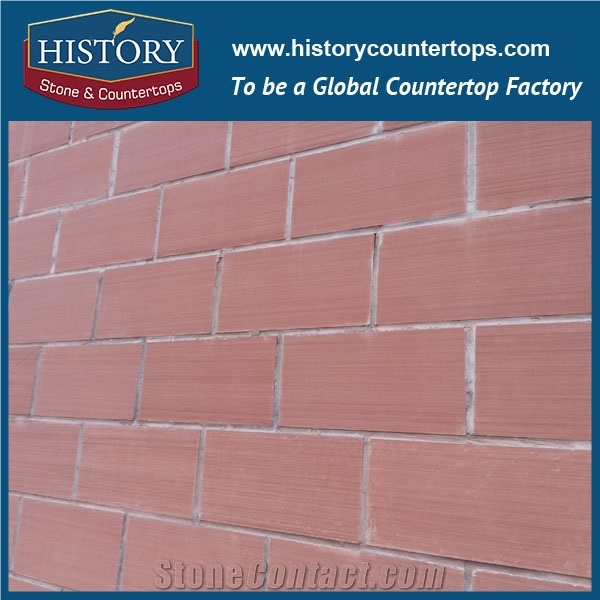 History Stone Construction Project Fashion Style Exterior Knapped Faces Feature Wall/Floor Covering Rosa Ermita Cantera Sandstone Tiles & Slabs