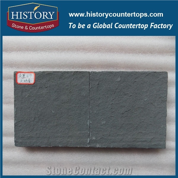 History Stone Contemporary Chain Shop Supply Factory Direct Sale Indian Black Sandstone Paving, Wholesale Lower Price Interlock Patio Pavers