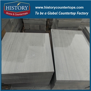 History Stone Customized Modern and Beautiful Hot Sale Floor/Wall Covering Wooden Grey Sandstone Tiles with Competitive Lower Price