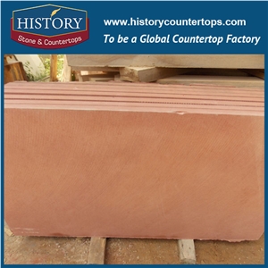 History Stone Customized Welcomed Super Thin Outdoor and Indoor Standard China Red Sandstone Tiles & Slabs Wall Cladding Paver