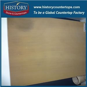 History Stone Europe Imported Made in China Cheap Price Rough Surface Sidewalk Paving, Wall/Floor Covering Wooden Yellow Sandstone Tiles & Slabs