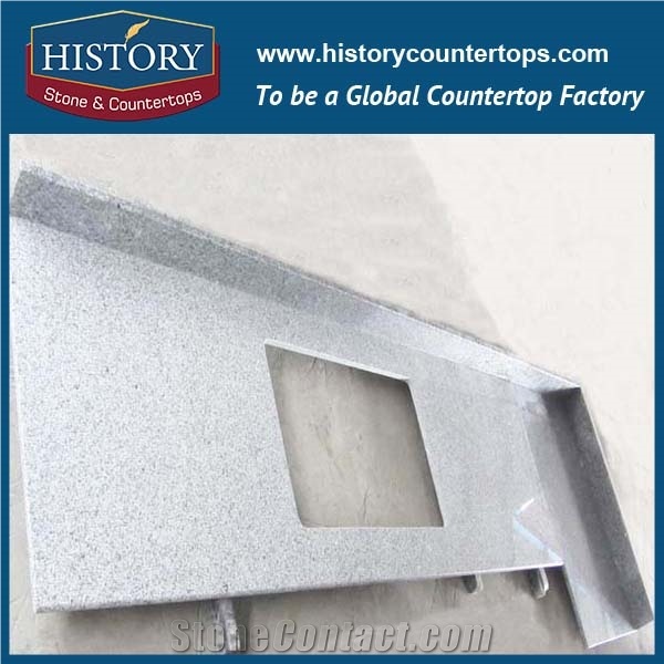 History Stone Hg001 G603 Mountain Grey Granite Honed Custom Size Molded Furniture Kitchen Design Countertops & Worktops for Luxury Indoor Decoration