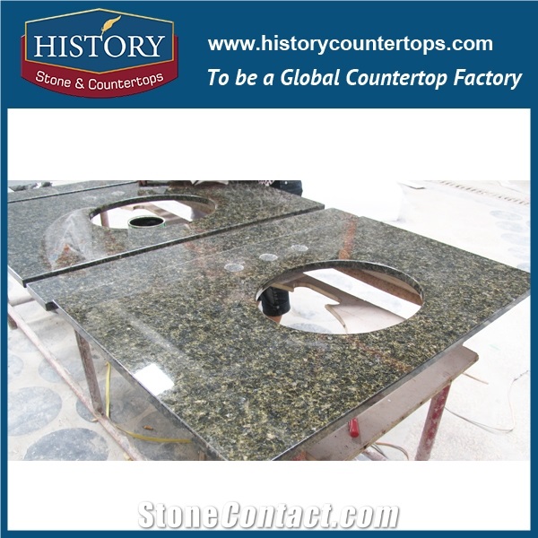 History Stone Hgj139 Silver Pearl Customized Shape Granite