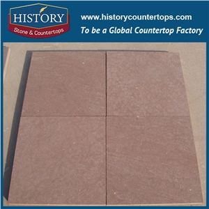 History Stone High Credit Supplier Carpet Floor, Wall Cladding, Road Paving Rosa Ermita Cantera Sandstone Tiles & Slabs with Own Quarry Ce Certificate