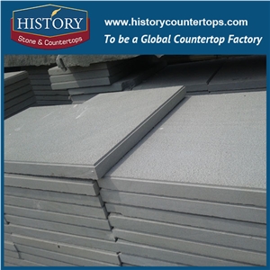 History Stone Imported European Sandblasted Surface Reasonable Price Free Sample White and Grey Sandstone Tiles Paving