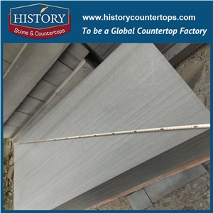 History Stone New Style Reasonable Price Exquisite Shape Smooth Polished Wall/Floor Covering Wooden Grey Sandstone Tiles & Slabs