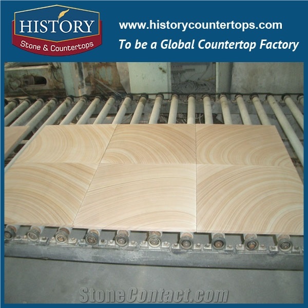 History Stone Wholesale Non Slip Rustic Wear-Resistant Wall/Floor Covering, Road Paving Natural Beige Sandstone Tiles & Slabs