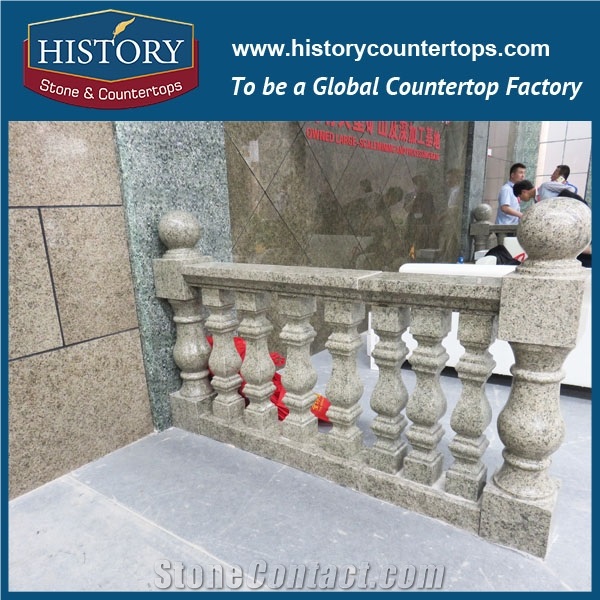 History Stones China Building Material Favorable Colorful Granite Stone Stair Balustrades for Indoor and Outdoor Decorative Balusters & Railings